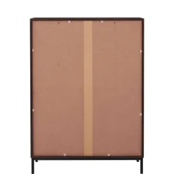 80 cm breite Hochkommode in Walnuss Optik - Teleska