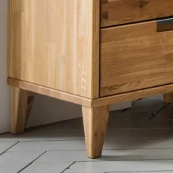 46 cm breite Nachtkommode aus geölter Eiche - Teano