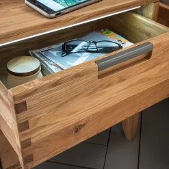 46 cm breite Nachtkommode aus geölter Eiche - Teano