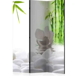 135 cm breiter Deko-Paravent mit Zen Motiv - Santyra