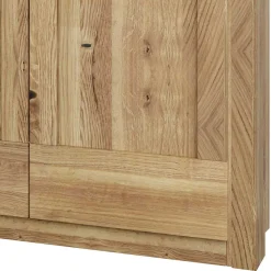 200 cm breiter Kleiderschrank 4-türig in Asteiche - Zamron