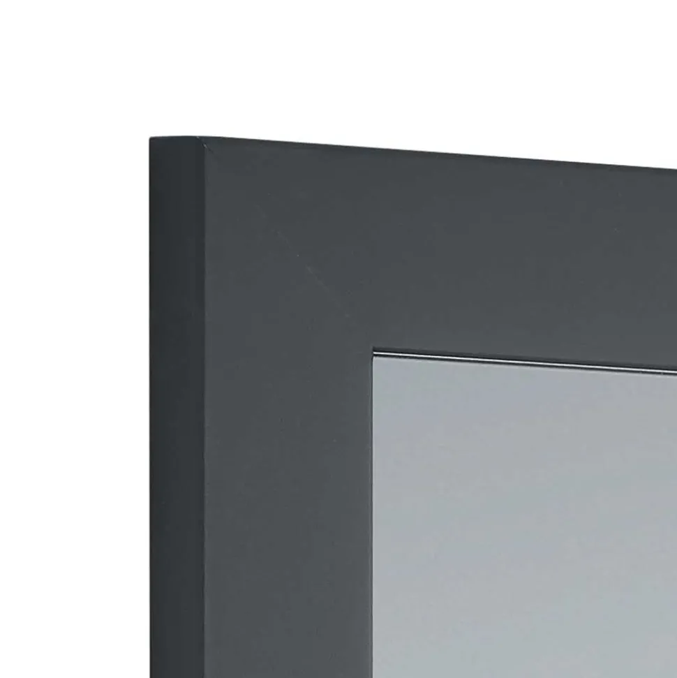 48 cm breiter Spiegel in Anthrazit - Vertelli