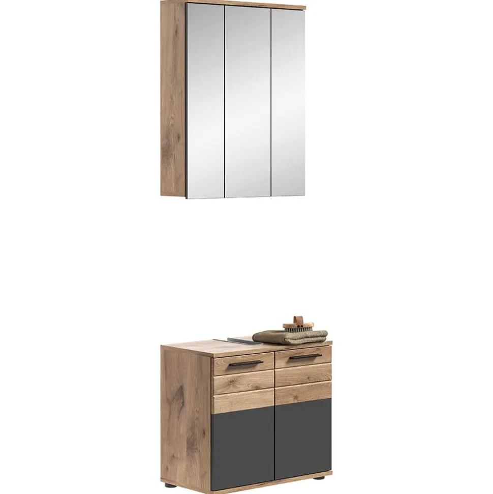 60 cm breiter Waschplatz fürs Bad - Depart (zweiteilig)