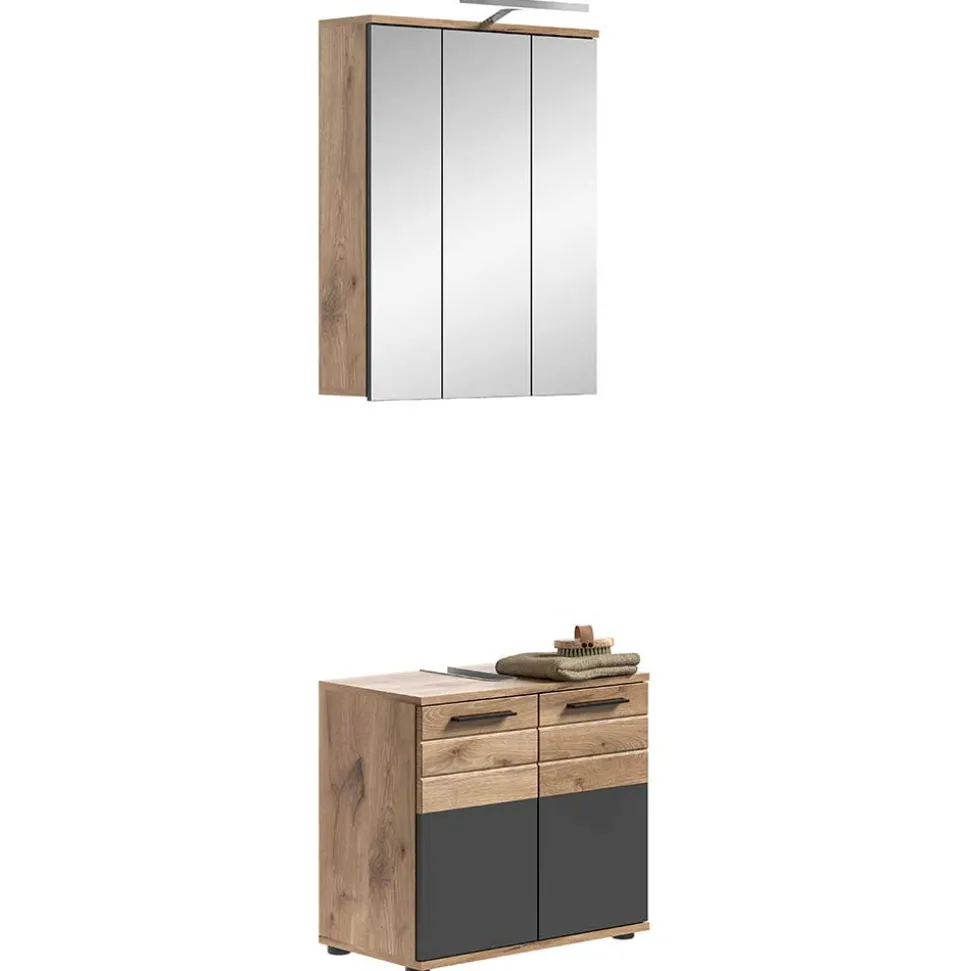 60 cm breiter Waschplatz fürs Bad - Depart (zweiteilig)