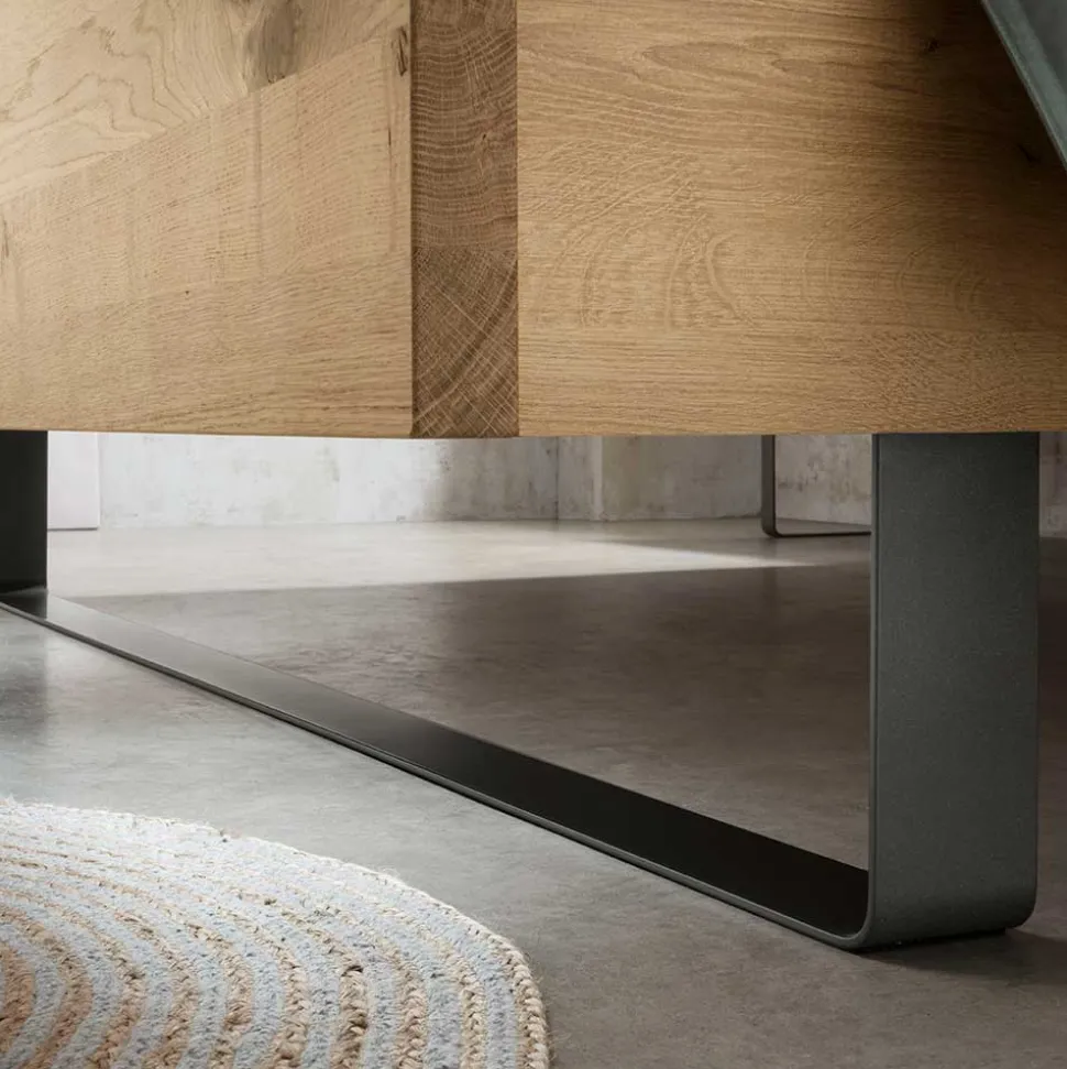 140 cm breites Bett im Industry Style - Siestago