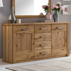 165 cm breites Flur-Sideboard mit Metallgriffen - Riostar