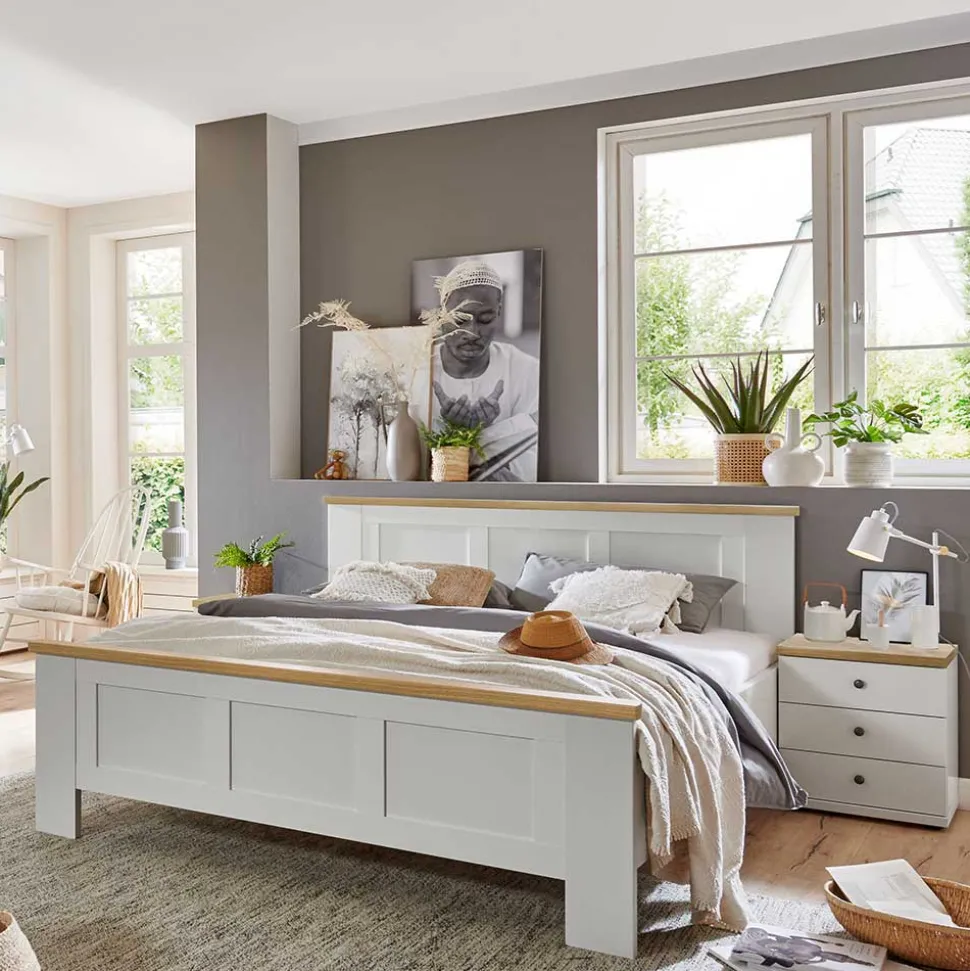 160 cm breites Landhausbett in vier Längen - Ignacio