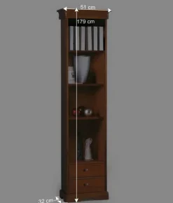 51 cm breites Regal mit zwei Schubladen - Lemerzi