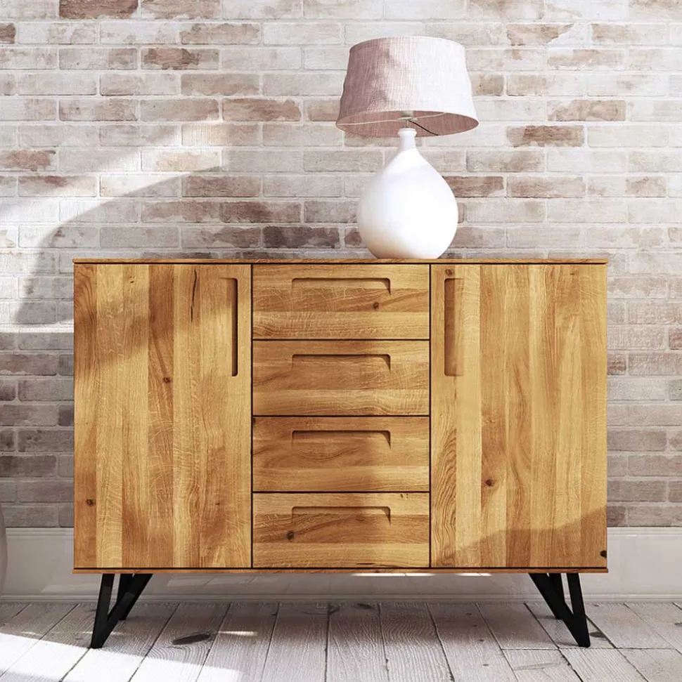 100 cm hohe Kommode mit vier Schubladen - Mandirov