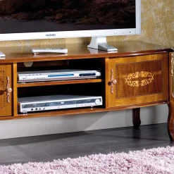 50 cm hohe TV Kommode Natale im Barockstil