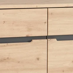 122 cm hoher Aktenschrank mit zwei Türen - Kuetra