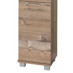 117 cm hoher Badchrank in Fichtefarben - Dilvonda