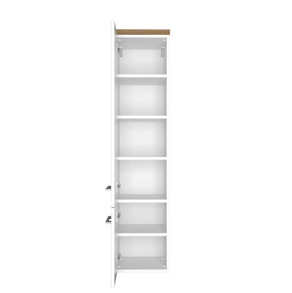 130 cm hoher Badschrank für Wandmontage - Enwicos