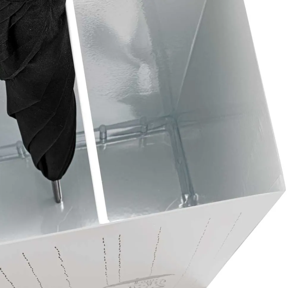 48 cm Hoher Schirmständer in Weiß - Morian