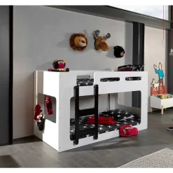 121 cm hohes Kinderbett mit Spielbereich - Kiko