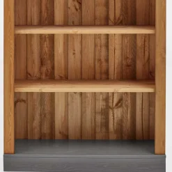 202 cm hohes Landhaus Bücherregal zweifarbig - Eshelas