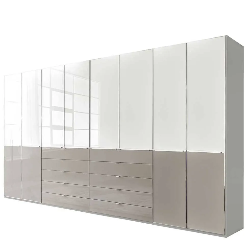 394 cm Kleiderschrank mit acht Türen - Pascan