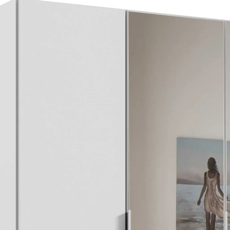 250 cm Kleiderschrank mit Falt- und Drehtüren - Dastrata