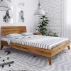 210 cm langes Holzbett Gestell Wildeiche - Eavy