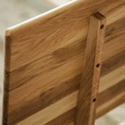 210 cm langes Holzbett Gestell Wildeiche - Eavy