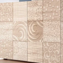 241 cm langes Sideboard in Eiche Sonoma Dekor - Bielvas