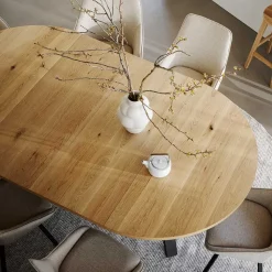 135 cm runder Esstisch in modernem Design - Mocima