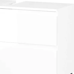 80 cm Waschbeckenschrank in Weiß Hochglanz - Loeesa