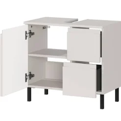 60 cm Waschbeckenschrank in Hellgrau - Dadra