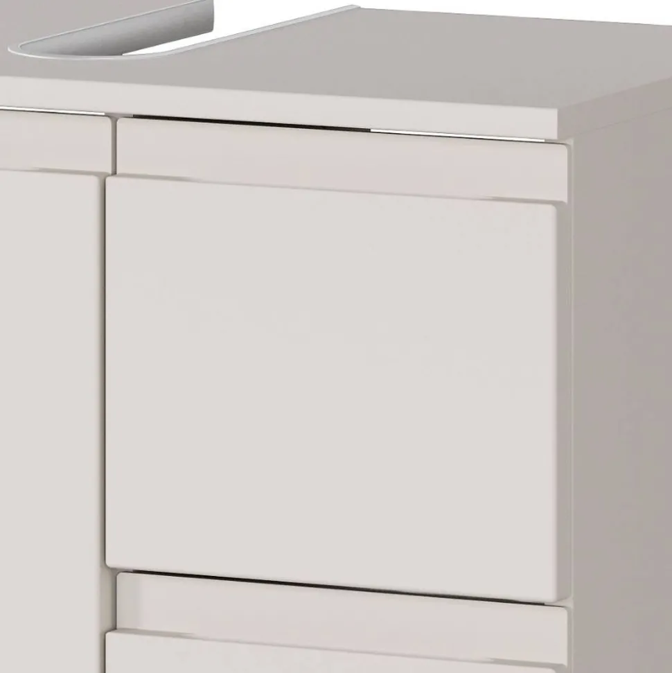 60 cm Waschbeckenschrank in Hellgrau - Dadra