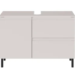 80 cm Waschbeckenschrank in Hellgrau - Dadra