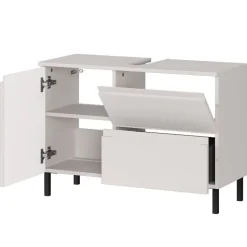 80 cm Waschbeckenschrank in Hellgrau - Dadra