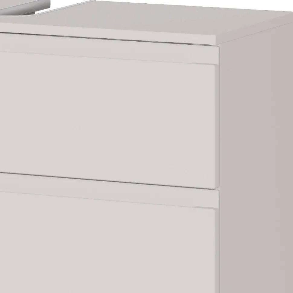 80 cm Waschbeckenschrank in Hellgrau - Dadra