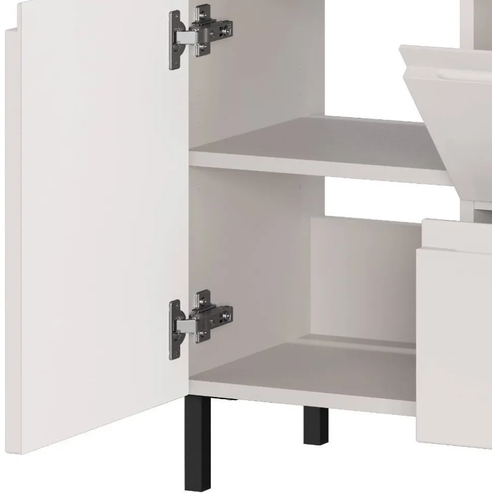 80 cm Waschbeckenschrank in Hellgrau - Dadra