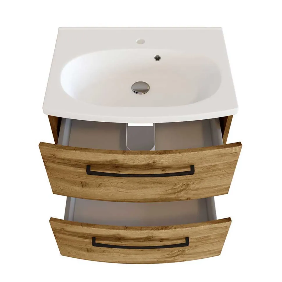 60 cm Waschplatz & Unterschrank - Arazony (dreiteilig)