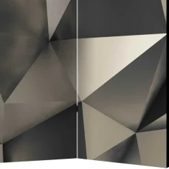 5 Elemente Paravent in Grau & Silber - Menu