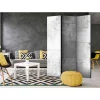 3 Elemente Paravent Sichtschutz Betonwand - Gremas