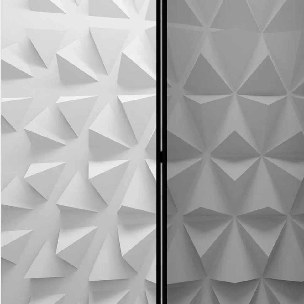 3 Elemente Raumteiler mit Druck Tetraeder - Joey