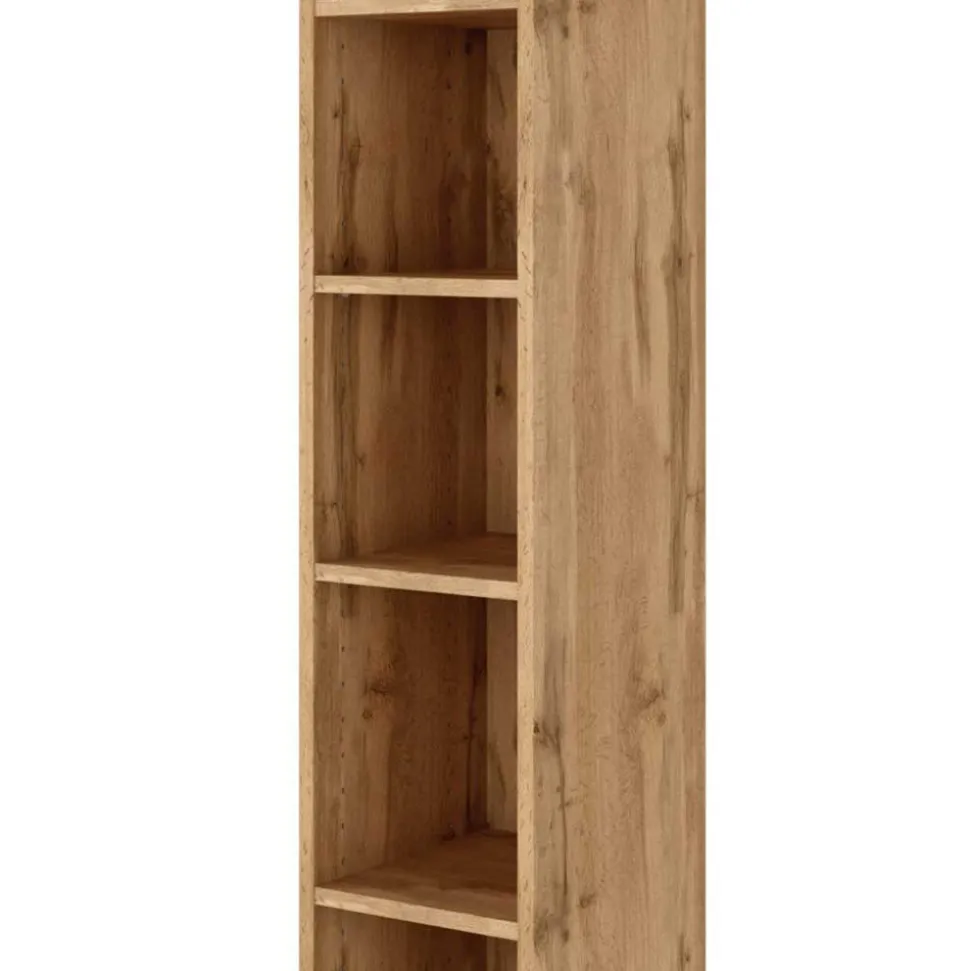 7 Fächer Badzimmer Regal in Holz Optik - Lemnas