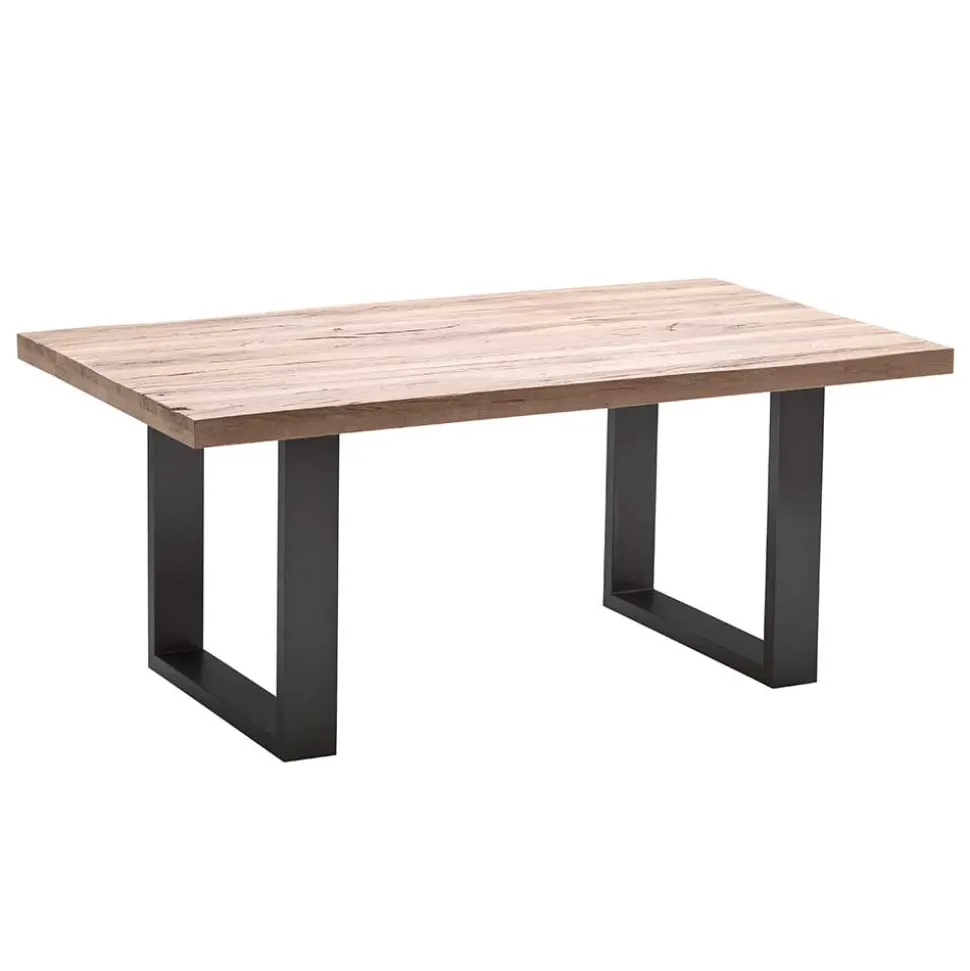 5 Größen Esstisch mit Massivholzplatte - Astalgo