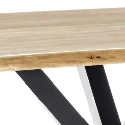 3 Größen Esszimmer Tisch mit Baumkante Akazie - Fornax