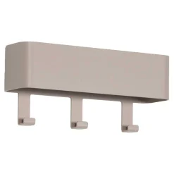 3 Haken Wandgarderobe in Taupe - Rouge