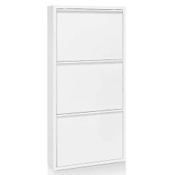 3 Klappen Stahl Schuhkipper in Weiß - Zaisa