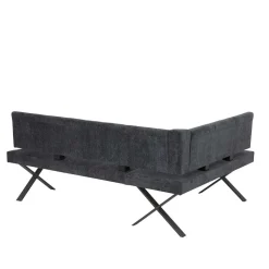 3 Personen Eckbank in Anthrazit - Pricenta