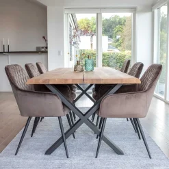 6 Personen Essgruppe mit Armlehnstühlen - Frastiva (siebenteilig)