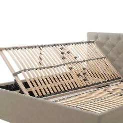 2 Personen Polsterbett mit 120 cm Kopfteil - Piton