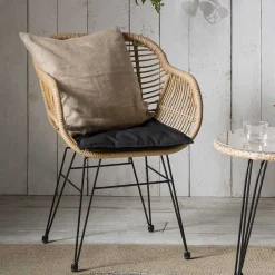 2 Personen Sitzgarnitur aus Kunstrattan - Vasteca (dreiteilig)