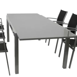 8 Personen Tischgruppe für Garten - Gestina (neunteilig)