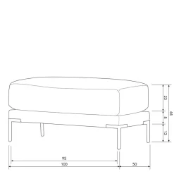5 Personen Wohnlandschaft modular - Ravonia (fünfteilig)