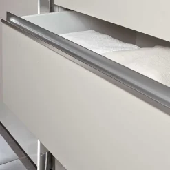 3 Schiebetüren Schlafzimmer Schrank in Beige - Zesgina