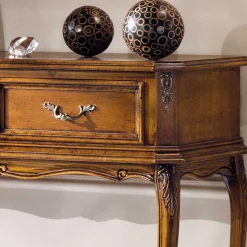 2 Schubladen Konsolentisch in Nussbaumfarben - Motiz